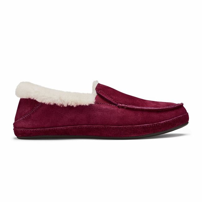 Zapatos Olukai Ku‘una - Pantuflas Mujer Rojos 20502-479